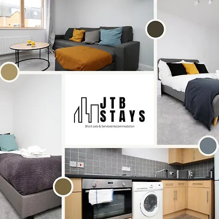 Apartment Fabulous 2 Bedroom Compass House By Jtb Stays Short Lets & Serviced Accommodation, Self Check-In And Wifi